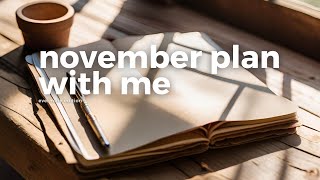 november plan with me evermore edition [upl. by Sumner]