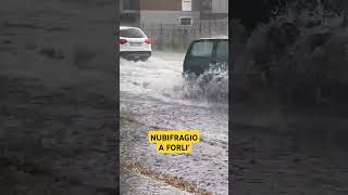 Nubifragio a Forlì si registrano 75 mm di pioggia video Sonia Guariglia [upl. by Jasik]