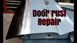 Lower door bottom rust repair [upl. by Blen]