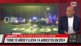 🚨 OTRA VEZ CAYÓ quotEL PISTOLEROquot DE CÓRDOBA TIENE 15 AÑOS Y ENTRA Y SALE DE LA CÁRCEL [upl. by Yard]