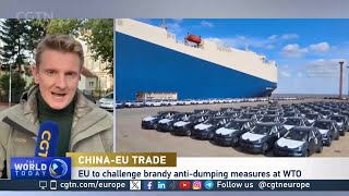 ChinaEU Trade War China Says Brandy Measures Comply with WTO [upl. by Sileas959]