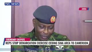 Reps Stop Demarcation Exercise Ceding Sina Area To Cameroon [upl. by Rebekkah754]