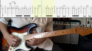 Sultans Of Swing  Live Alchemy  Dire Straits Solo Cover  TAB wpick [upl. by Lyns]