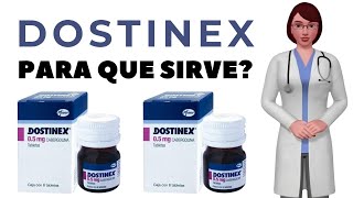 DOSTINEX que es y para que sirve dostinex como usar dostinex 0 5 mg [upl. by Llenal]