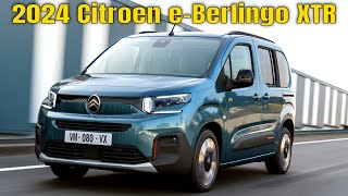 2024 Citroen e Berlingo XTR EV Revealed [upl. by Henigman]