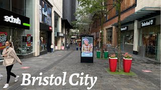 Walk around Bristol city centre  Visit Bristol UK [upl. by Nlocnil]