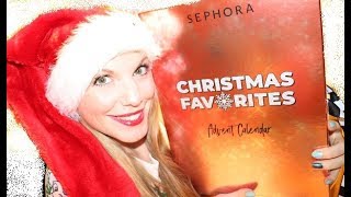 SEPHORA Christmas Favorites Adventskalender 2019  Alle 24 Türchen öffnen amp Verlosung [upl. by Sachs]