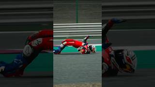 Dovizioso crash dengan Jack miller 😭 [upl. by Wobniar]