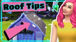 The Sims 4 How to Unlock Extra Roof Manipulation Points  Building Tips and Tricks [upl. by Reyotal]