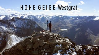 Hohe Geige 3395 via Westgrat  Über grobes Blockwerk zum Gipfel Ötztaler Alpen Tirol [upl. by Nylaf]