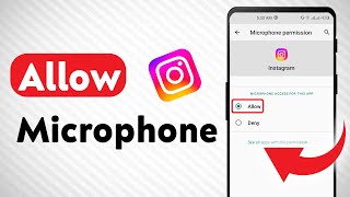 How To Allow Microphone On Instagram Updated [upl. by Silra502]