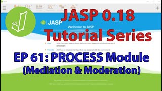 JASP Tutorial PROCESS Module  Complex Mediation amp Moderation Episode 61 [upl. by Enomes569]