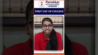 First day of College  Parishkar International College  trending Shorts viralreels collegelife [upl. by Hobbie]