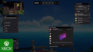 Xbox Game Bar Tutorial Social Features [upl. by Sergent910]