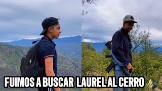 Fuimos a un CERRO A CORTAR LAUREL🌲⛰️CHARRIKI subió de RANGO😂🍀 [upl. by Aynos]