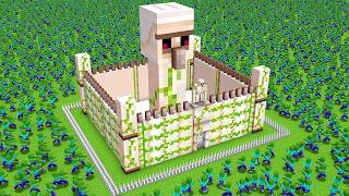 EISENGOLEM BURG vs ZOMBIE APOCALYPSE in Minecraft [upl. by Enedan]