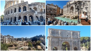 Roma Cetatea eternă Forumul Roman Coloseum Columna lui Traian [upl. by Phi633]