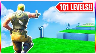 101 Level BOT Deathrun Fortnite Creative Mode [upl. by Llenil32]