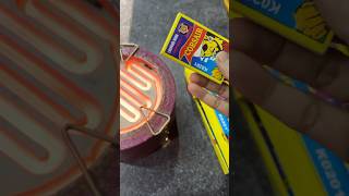 बिड़ी बॉम vs हीटर 🤯🤯 shorts experiment diwali fireworks diwali2024 [upl. by Arlon952]