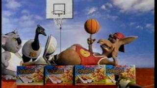 Uncle Tobys Dunkeroos ad 1995 with animated kangaroo [upl. by Fairweather]