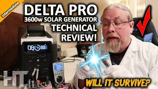 EcoFlow DELTA PRO Solar Generator 3600w Battery Power Station FULL TECHNICAL REVIEW [upl. by Ylelhsa]