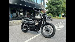 TRIUMPH STREET SCRAMBLER 900 SANDSTORM [upl. by Ivetts]