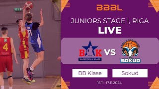 Basketbola Klase vs BC Kalev CramoKK Sokud  BBBL Boys U18 [upl. by Niessuh]