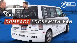 Locksmithing 101  Economy amp Compact Locksmithing quotVanquot Setup  Scion XB [upl. by Akenahc]