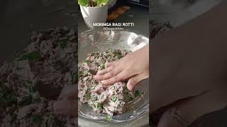 Moringa Ragi Rotti Healthy recipe shorts [upl. by Aramaj]