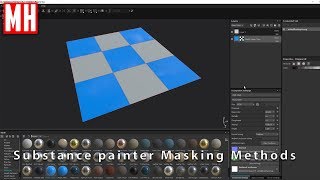 Substance Painter tutorial  How to mask textures on a Face by Face basis [upl. by Natal]