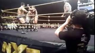 WWE Axxess the Ascension vs Tino Sabbatelli and Riddick Moss [upl. by Goodrow]