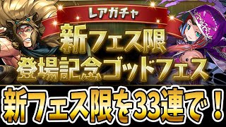 魔法石5個！カティア、ライネス、デイトナ狙いのゴッドフェス33連！！【パズドラ】 [upl. by Yessydo]