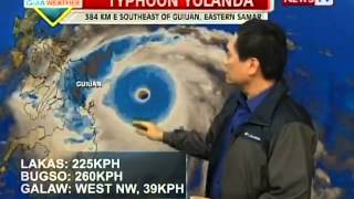 PAGASA Bagyong Yolanda pinakamalakas na bagyo sa buong mundo ngayong 2013 [upl. by Nimaj646]