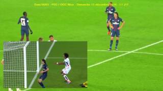 PSG  OGC Nice 11122016  22 L1 J17 44  Les buts du PSG [upl. by Yusem]