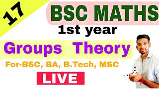 bsc 1 year maths  groups theorem manoj sir [upl. by Jeniece38]