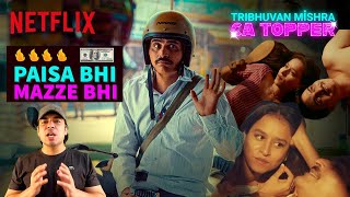 REVIEW  Tribhuvan Mishra CA TOPPER  Filmy banda  Netflix 2024 [upl. by Yekcor]