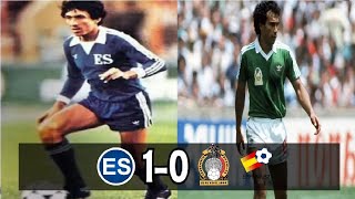 El Salvador 1 vs Mexico 0 FULL GAME 1161981 WCQ1982 [upl. by Nicolau]