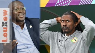 🛑 ALIOU CISSE ET AUGUSTIN SENGHOR VERS LA PORTE DE SORTIR APRES LE MATCH NUL CONTRE BURKINA [upl. by Tatum]