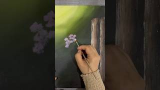 Spring flowers acrylic painting peacefulsoothing reels youtubeshorts art relaxing [upl. by Japheth294]