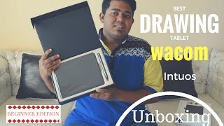 Wacom Intuos creative Pen and Touch Tablet unboxing best beginner drawing Tablet   Techapps [upl. by Omixam]