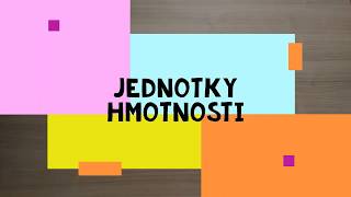 M  Jednotky hmotnosti [upl. by Mide]