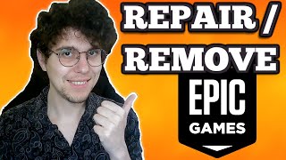 How To Fix Epic Games Repair Or Remove Installation [upl. by Schonfield]