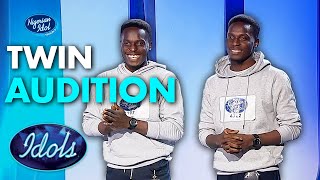 Amazing Singing Twin Brothers Audition For Idol  Idols Global [upl. by Dlorag41]