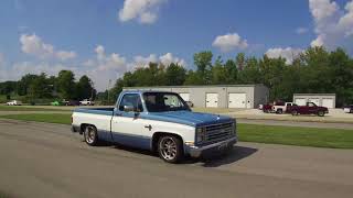 19731987 C10 Coilover Kit on RideTech Test Track [upl. by Sualokin]