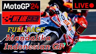 MotoGP24  MMarquezs  Ducati Gresini Cockpit View IndonesianGP  FULL RACE [upl. by Aimit]