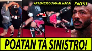 🚨ABSURD0 ALEX POATAN IMPRESSIONA em SPARRING ANTES DA LUTA COM KHALIL ROUNTREE no UFC [upl. by Bobinette368]