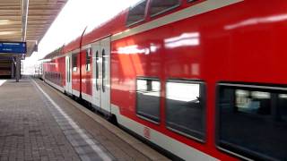 Einfahrt des RegionalExpress RE aus Rheine mit E Lok BR 111 Braunschweig Hbf HD [upl. by Kcin]