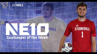 Hammersley Named NE10 Goalkeeper of the Week [upl. by Godbeare163]