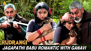 Jagapathi Babu Romantic with Ganavi Laxman  Rudrangi  Vimala Raman  Latest Kannada Dubbed Scenes [upl. by Cacia301]