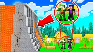 LAVA FLOOD vs SAFEST SECURITY HOUSE  Minecraft 🤯 [upl. by Garey]